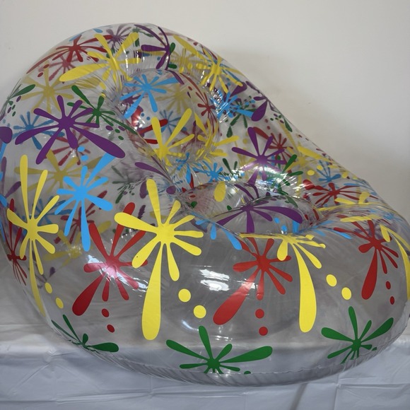 Y2K Inflatable Paint Splat Chair - Picture 3 of 3